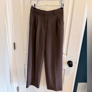 Aritzia effortless pant brown